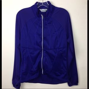Athleta Twlight Run Purple Zip Jacket